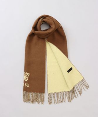 ウールリバーシブルマフラー 2AS 61037 | ANNA SUI (Women